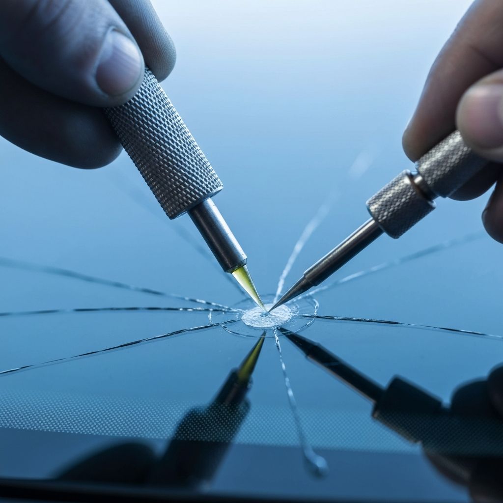 Auto glass chip repair